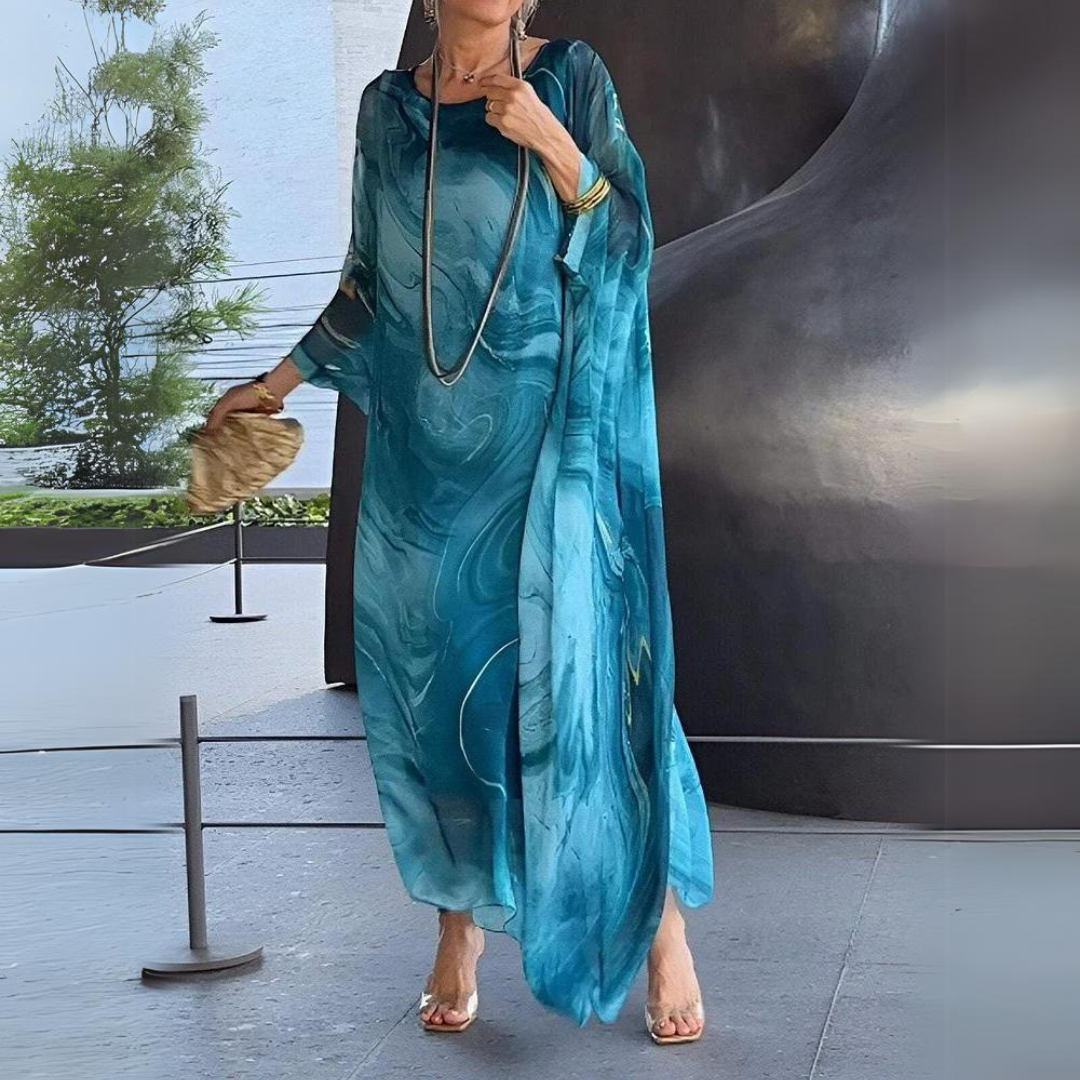 Elena | Silk Chiffon Dress