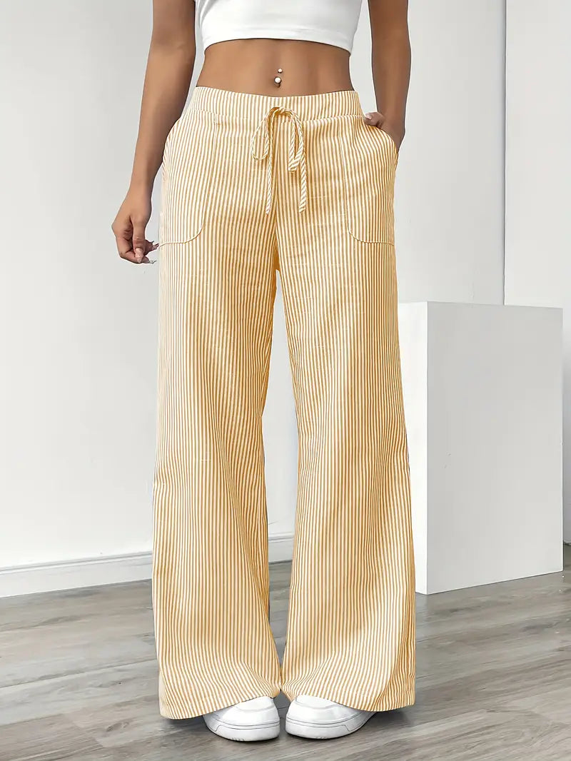 Noémie | Drawstring Casual Pants