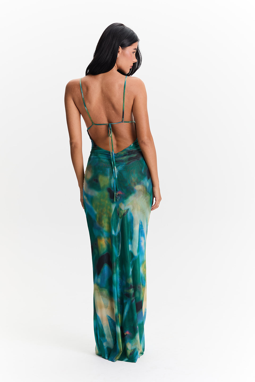 Noluvuyo | Printed Mesh Maxi Dress