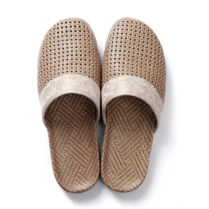 Adriana | Woven Slide Sandals