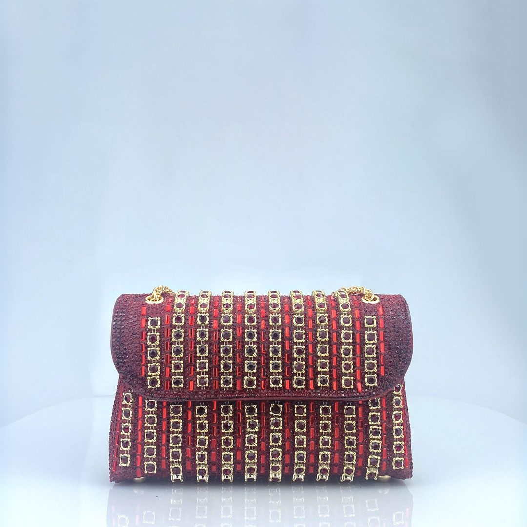Hleziphi | Crystal Chain Diamond Shoulder Bag