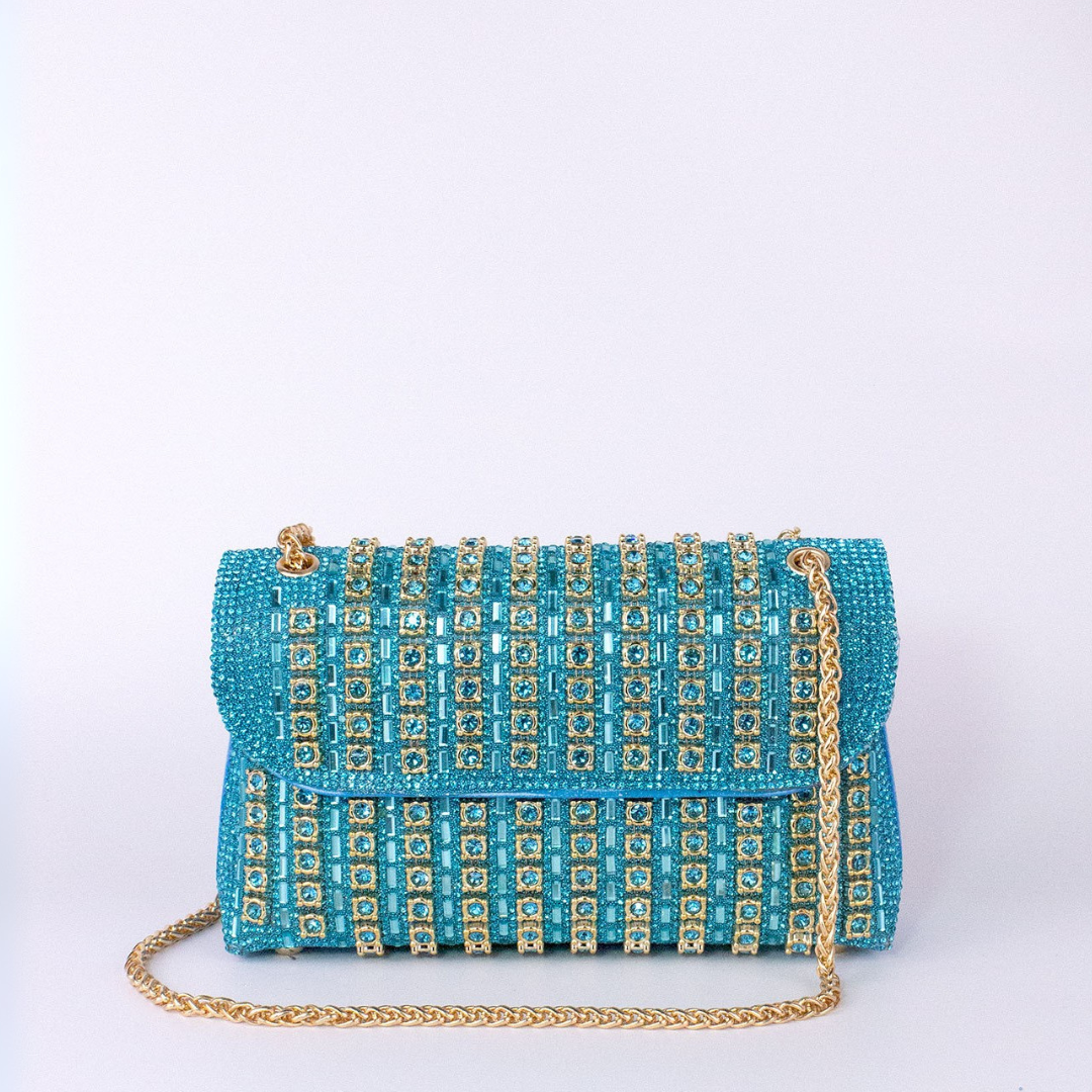 Hleziphi | Crystal Chain Diamond Shoulder Bag