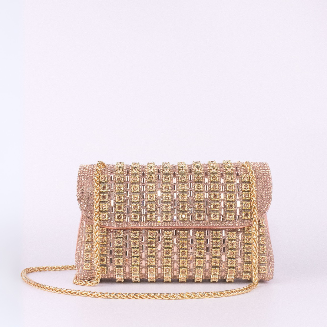 Hleziphi | Crystal Chain Diamond Shoulder Bag