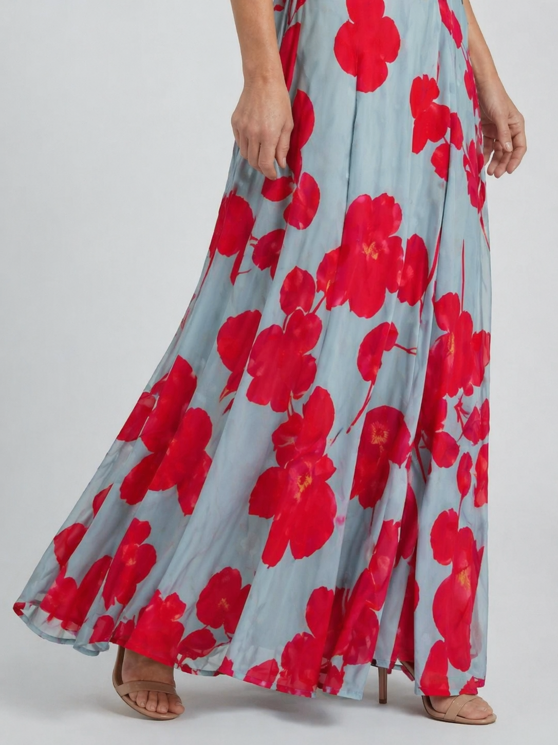 Seraphina | Floral Halter Maxi Dress