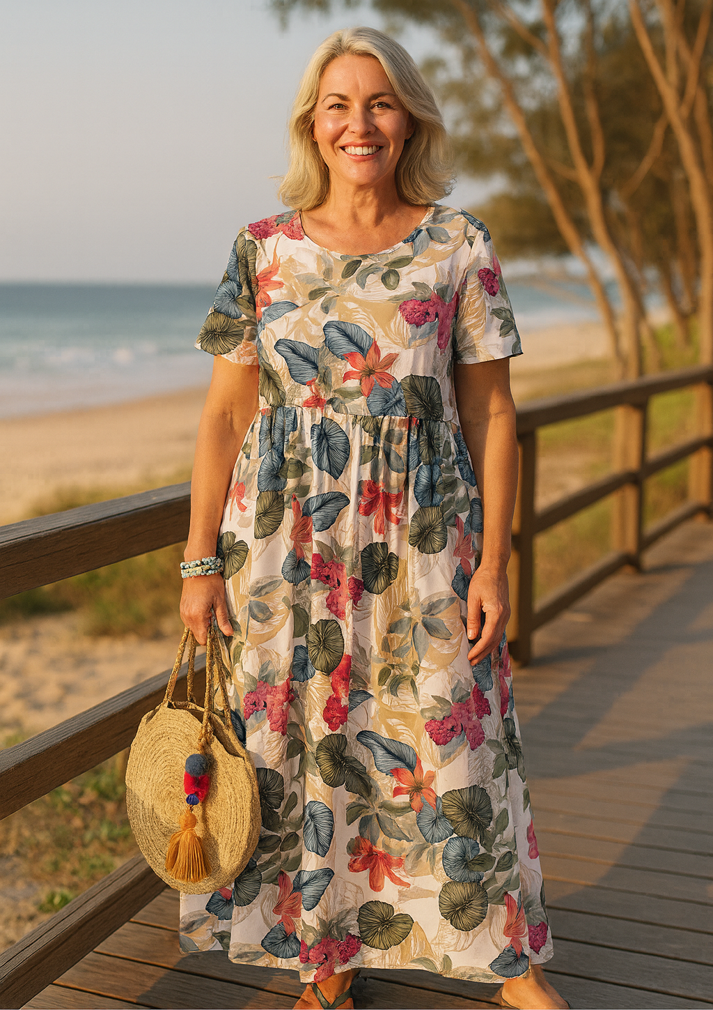 Aurora | Floral Breezy Maxi Dress