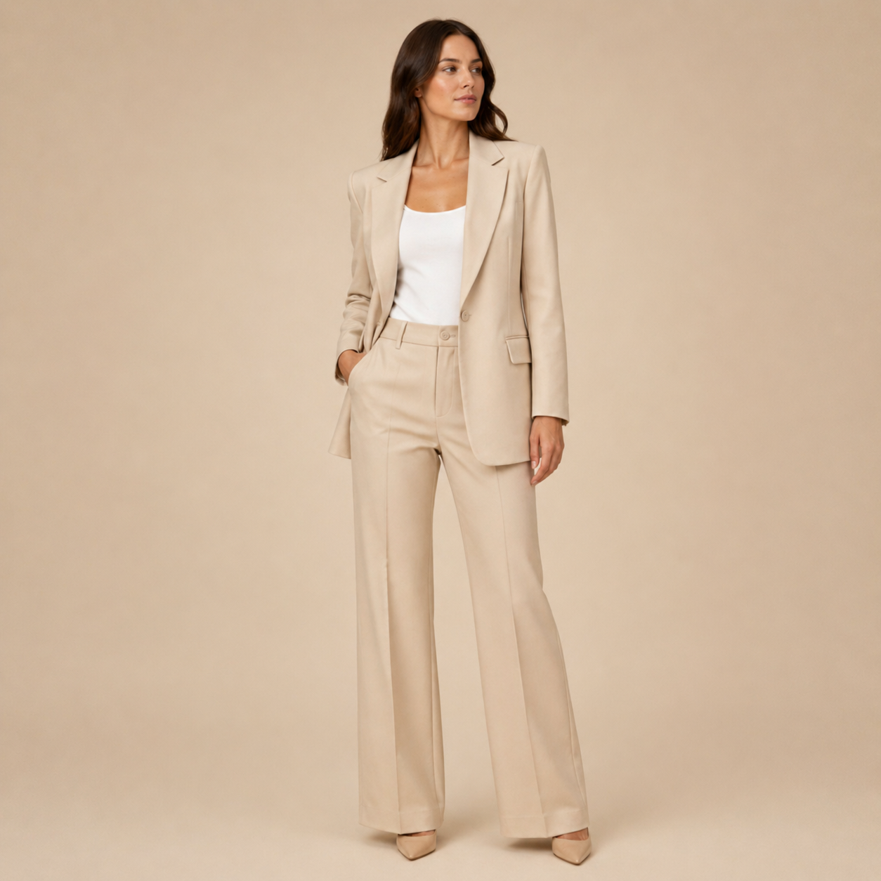 Tiro | Flared Trousers Tailored Suit Set