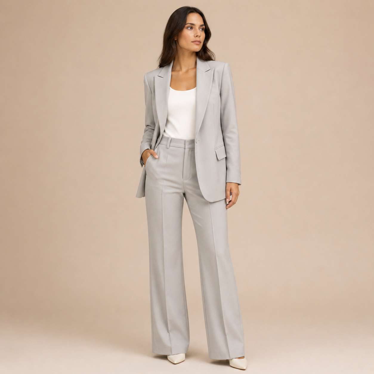 Tiro | Flared Trousers Tailored Suit Set