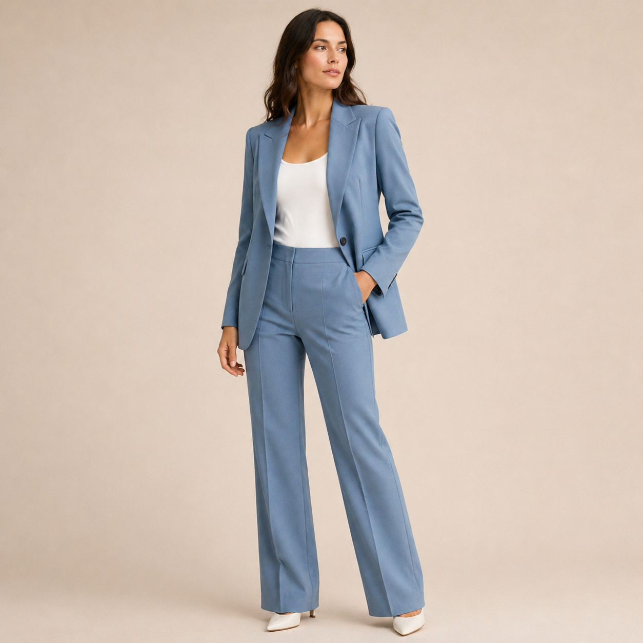 Tiro | Flared Trousers Tailored Suit Set