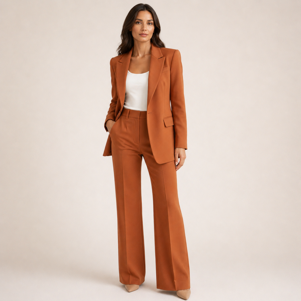 Tiro | Flared Trousers Tailored Suit Set