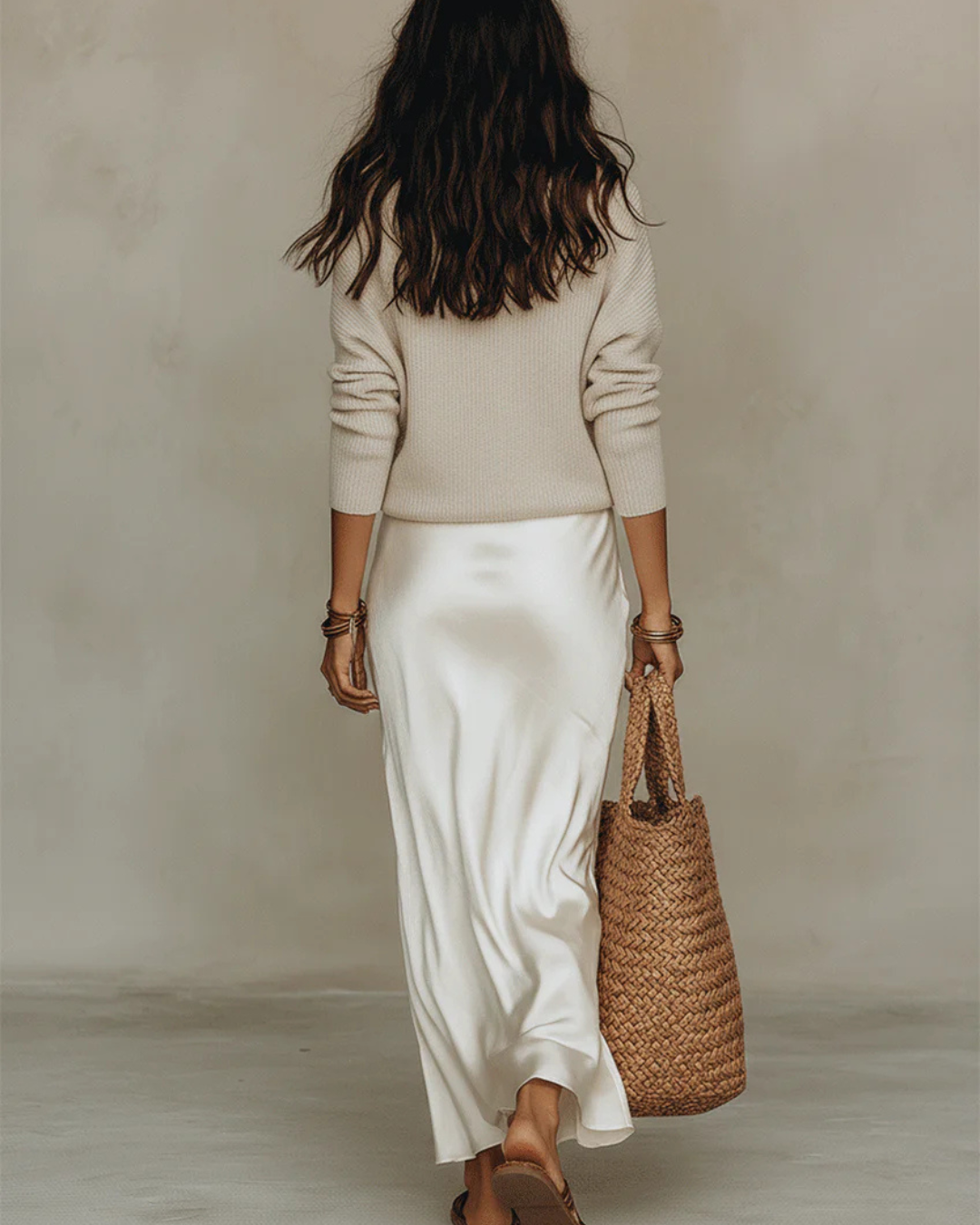 Celeste | Elegant Midi Dress & Knit Sweater Set