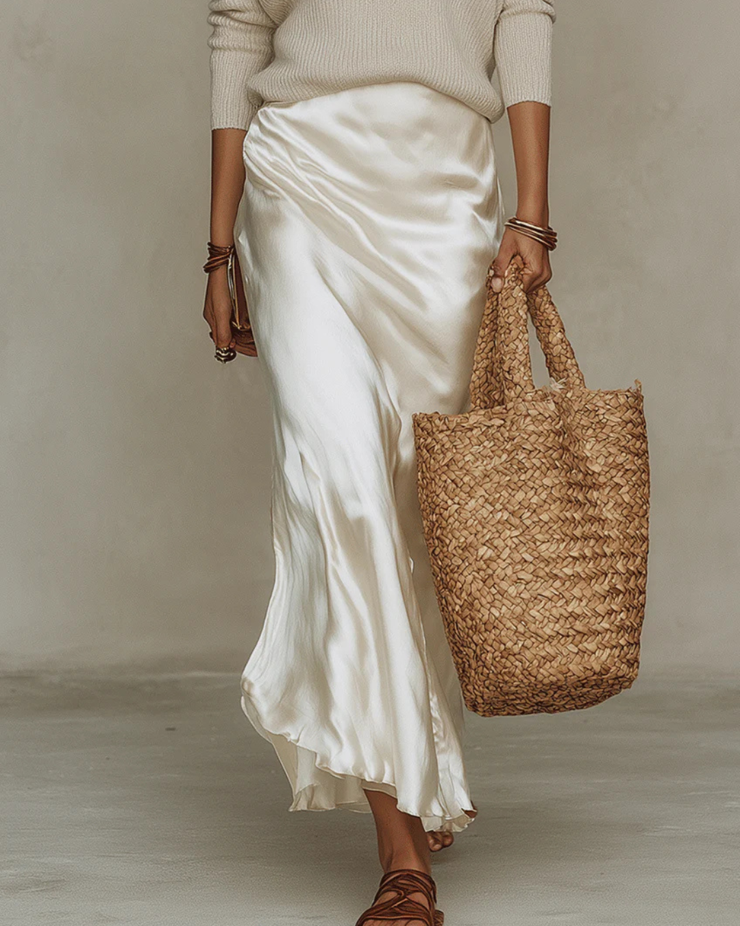 Celeste | Elegant Midi Dress & Knit Sweater Set