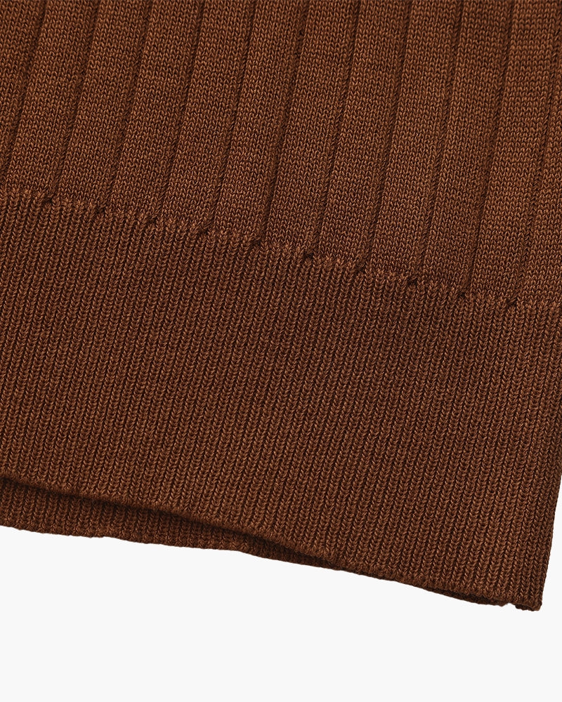 Marna | Ribbed Knit Polo