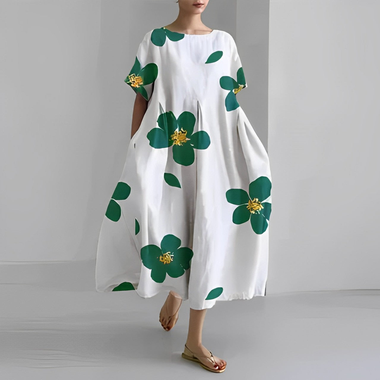 Elara | Boho Floral Spring Dress
