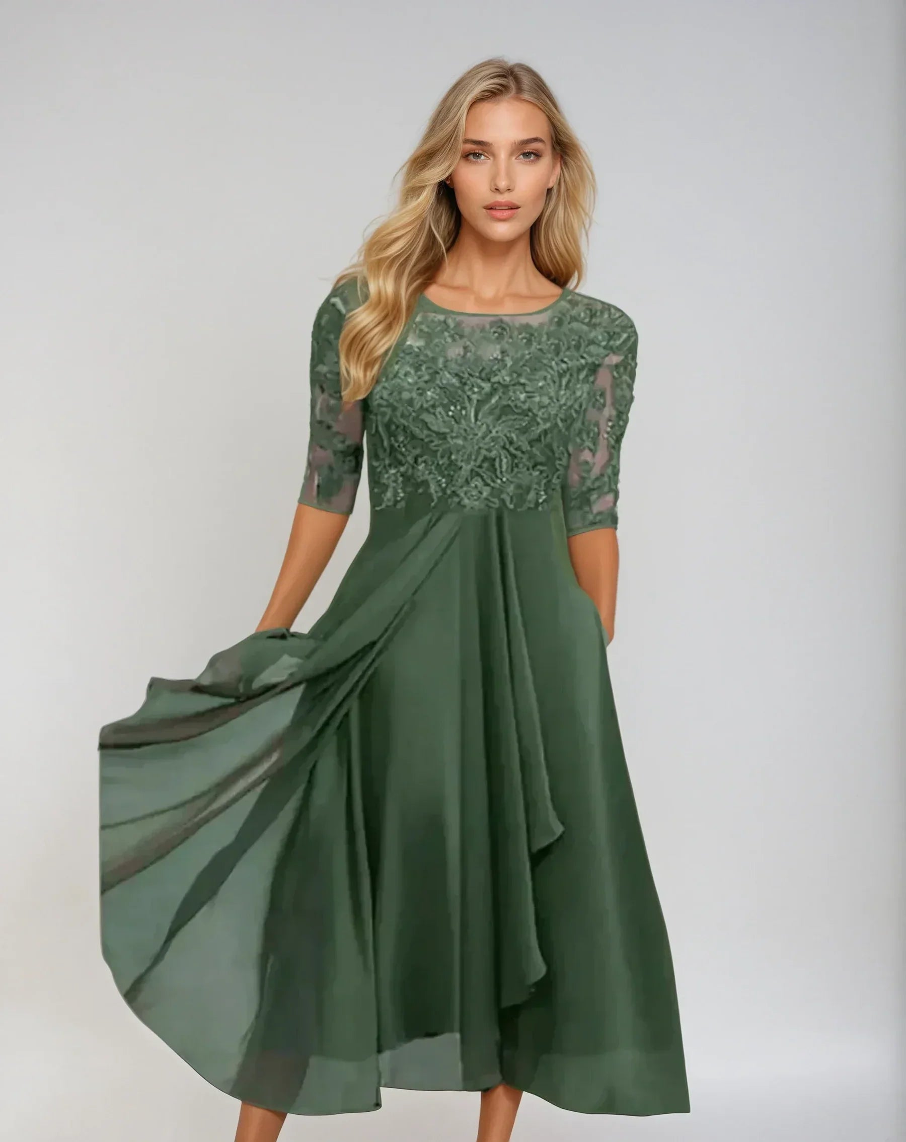 Keitumetse | Elegant Lace Evening Dress