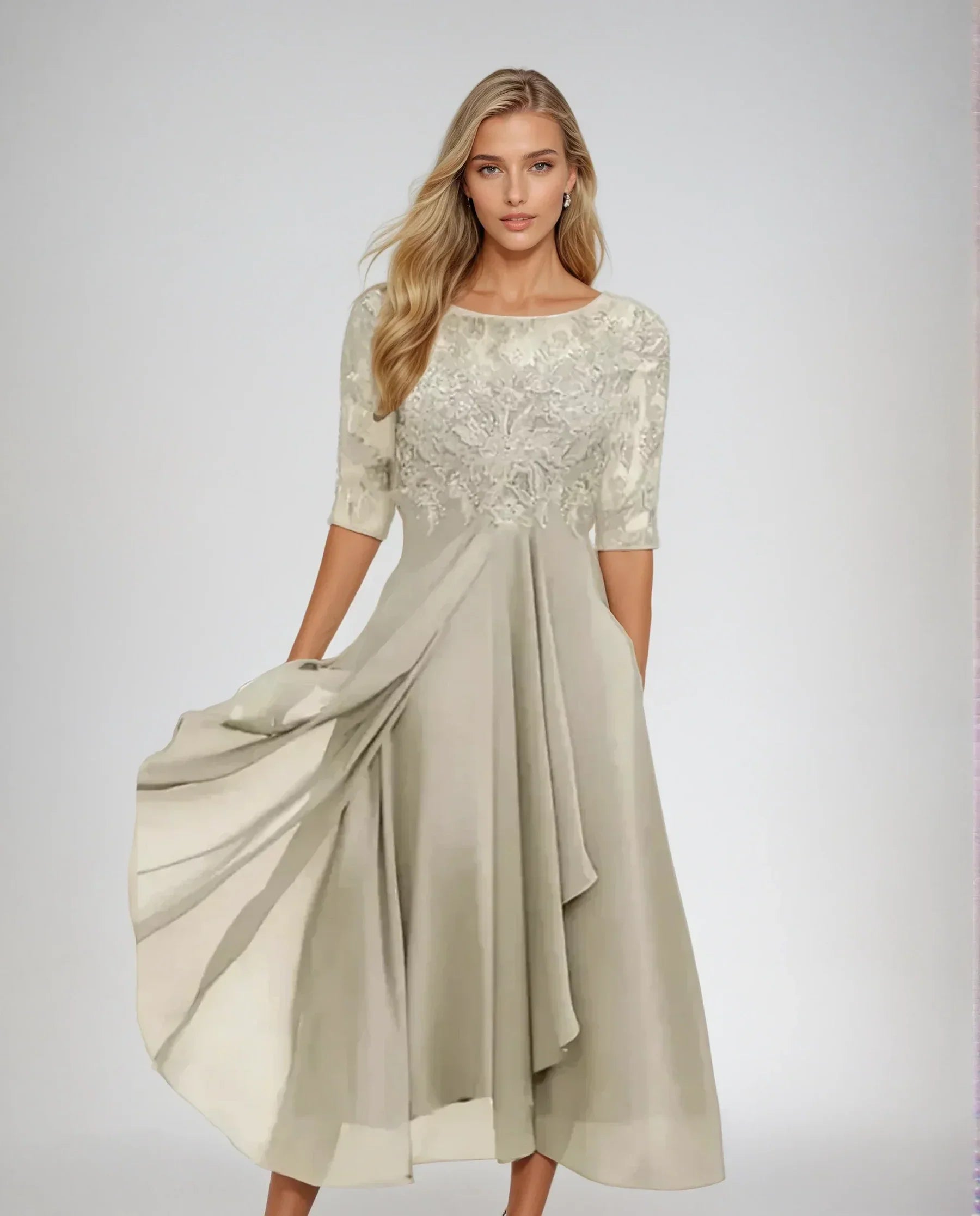 Keitumetse | Elegant Lace Evening Dress