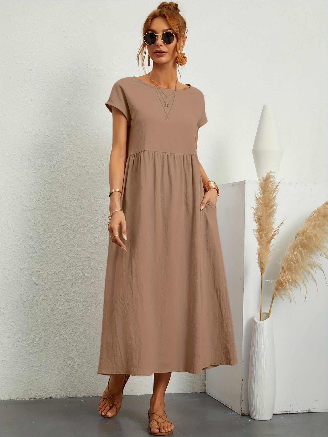 Celeste | Relaxed Cotton Casual Dress
