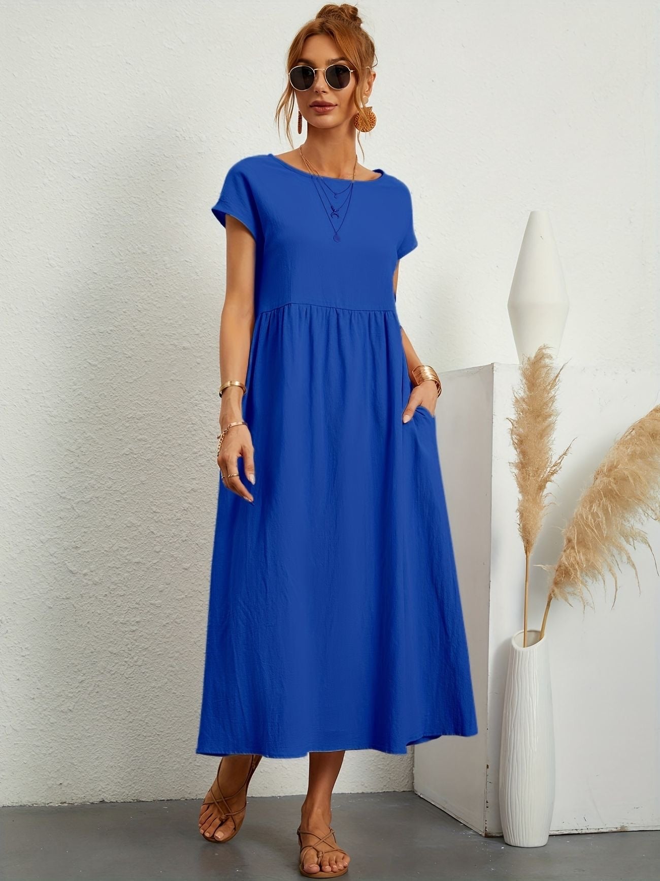 Celeste | Relaxed Cotton Casual Dress