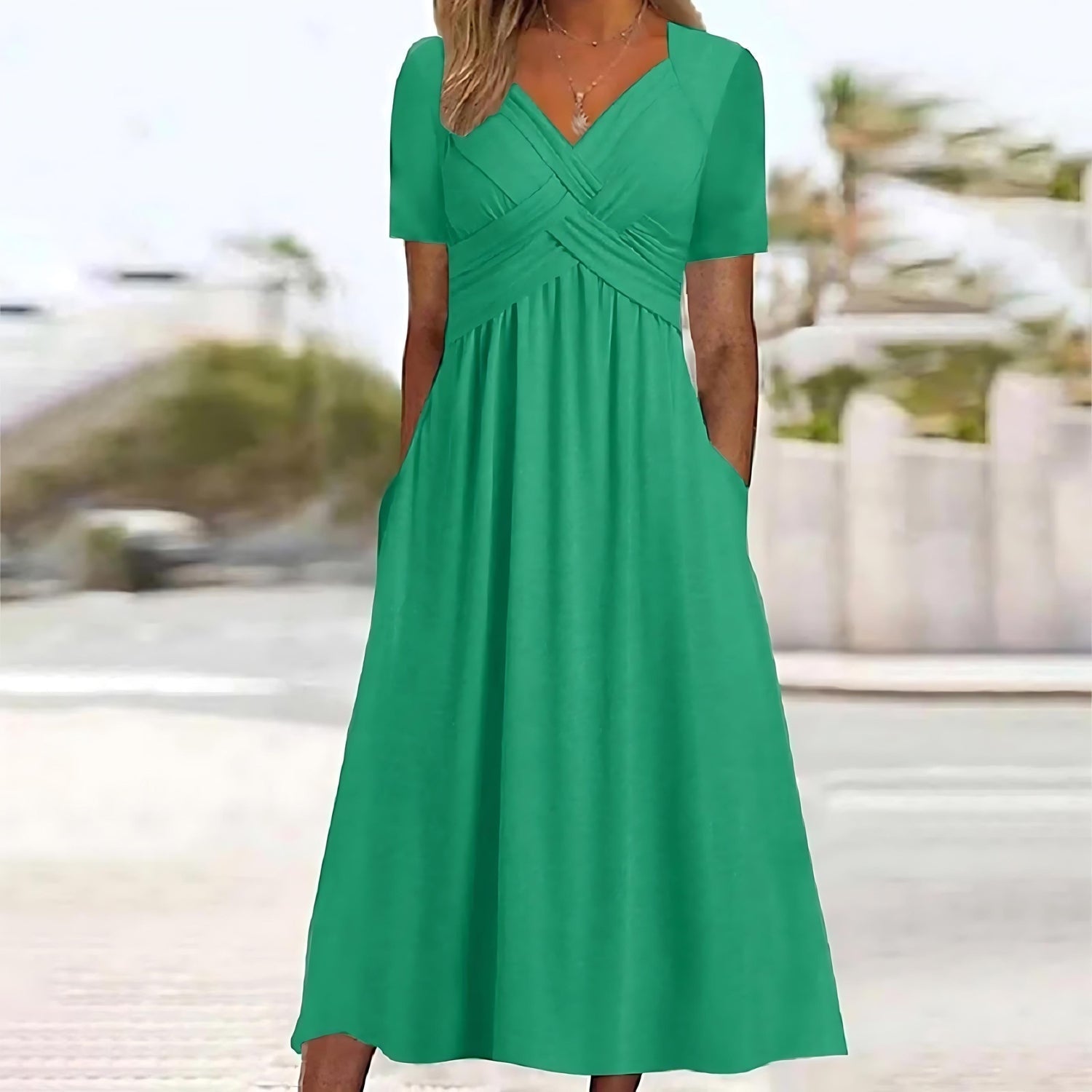 Anel | Elegant A-Line Midi Dress