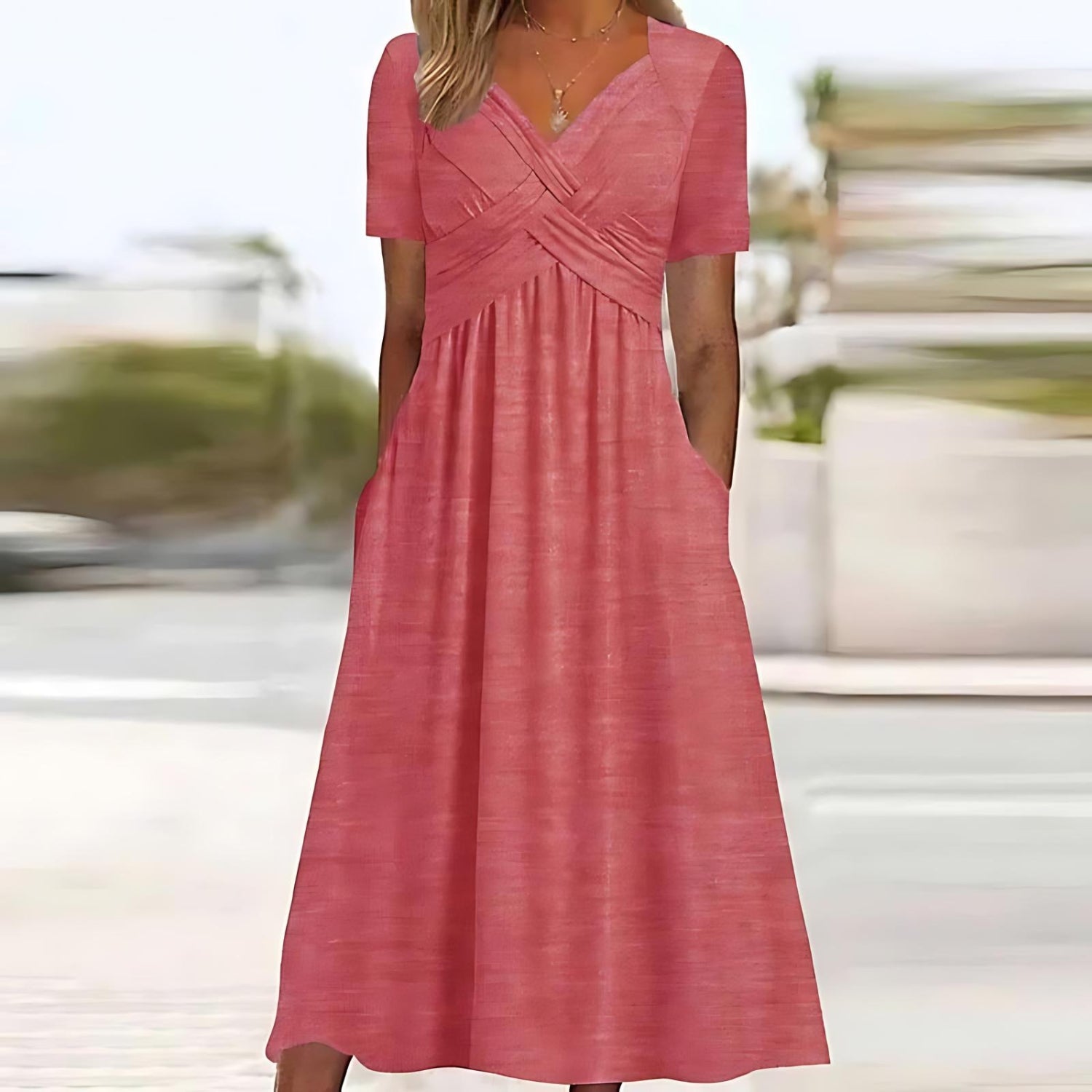 Anel | Elegant A-Line Midi Dress