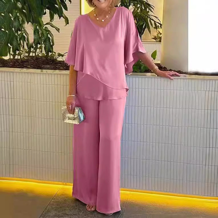 Liora | Effortless Wide Leg Coord Set