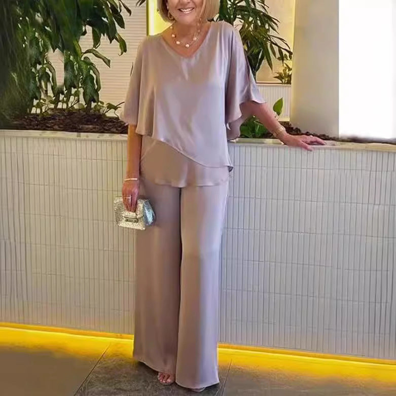 Liora | Effortless Wide Leg Coord Set