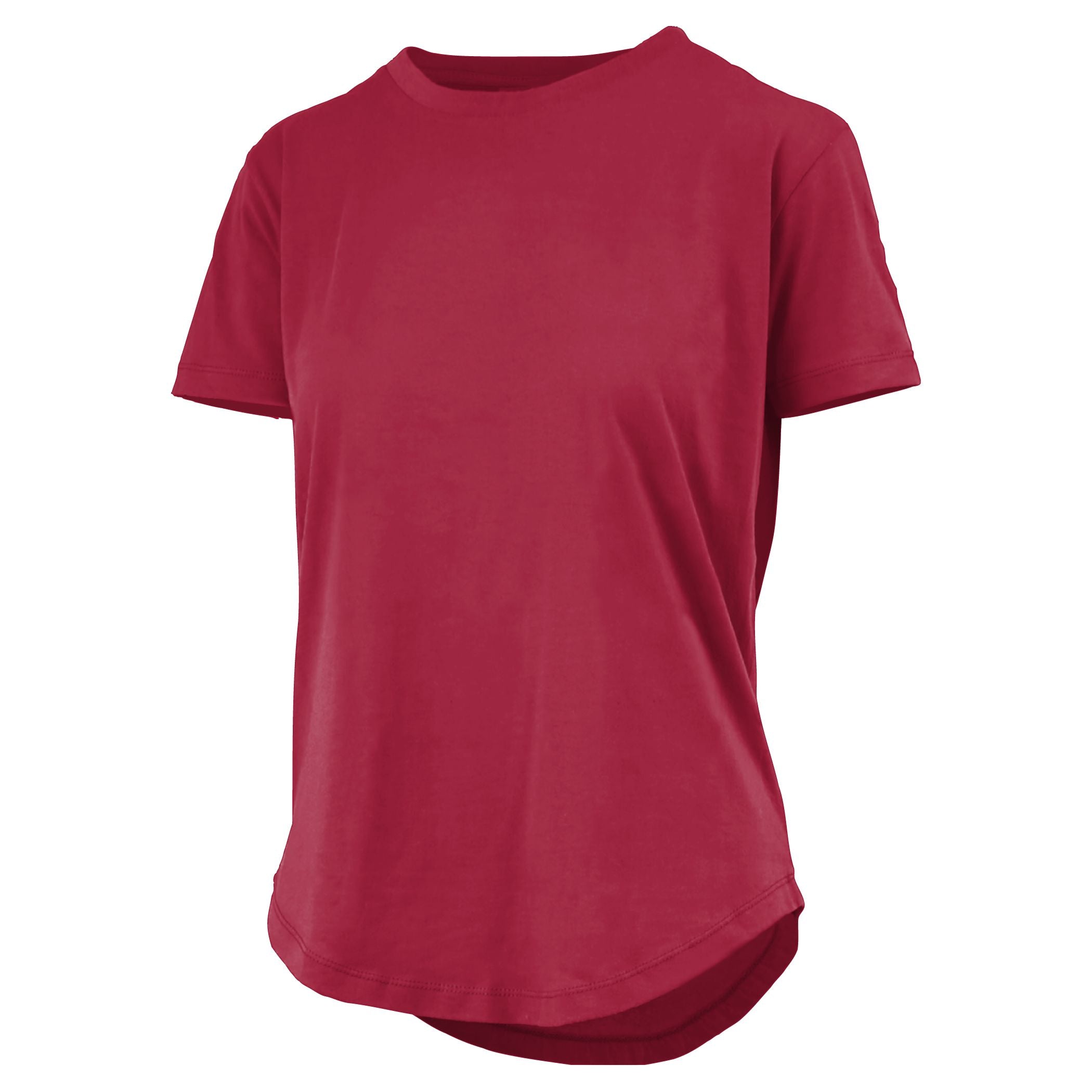 Leungo | High-Low Rounded Hem Cotton Tee