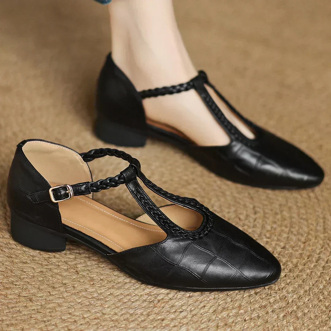 Sophia | Braided Leather Everyday Sandal