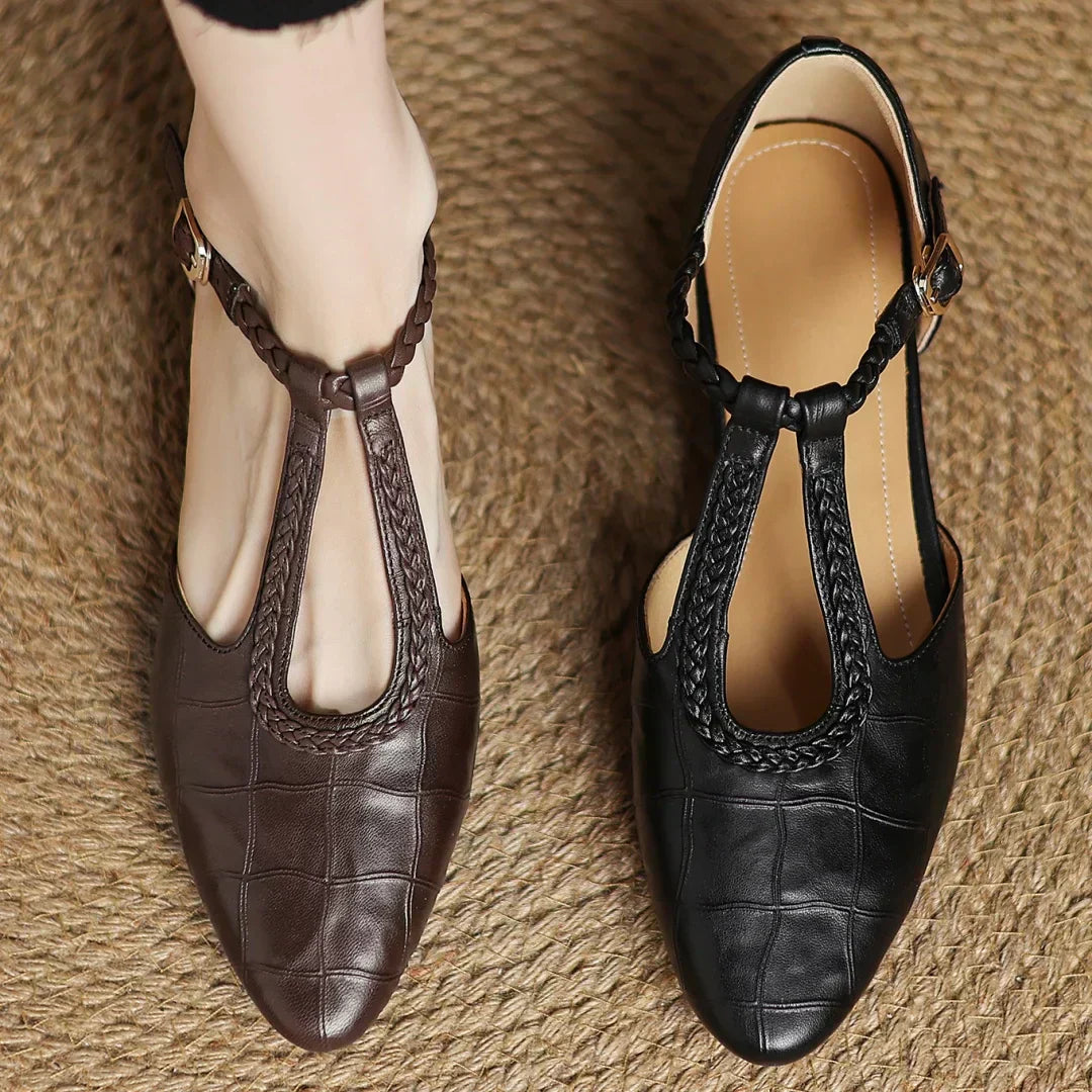 Chloé | Leather T-Strap Mary Janes