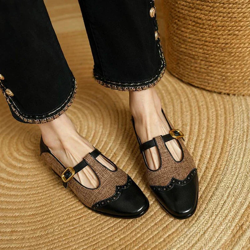 Aurélie | Low Heel Leather Shoes