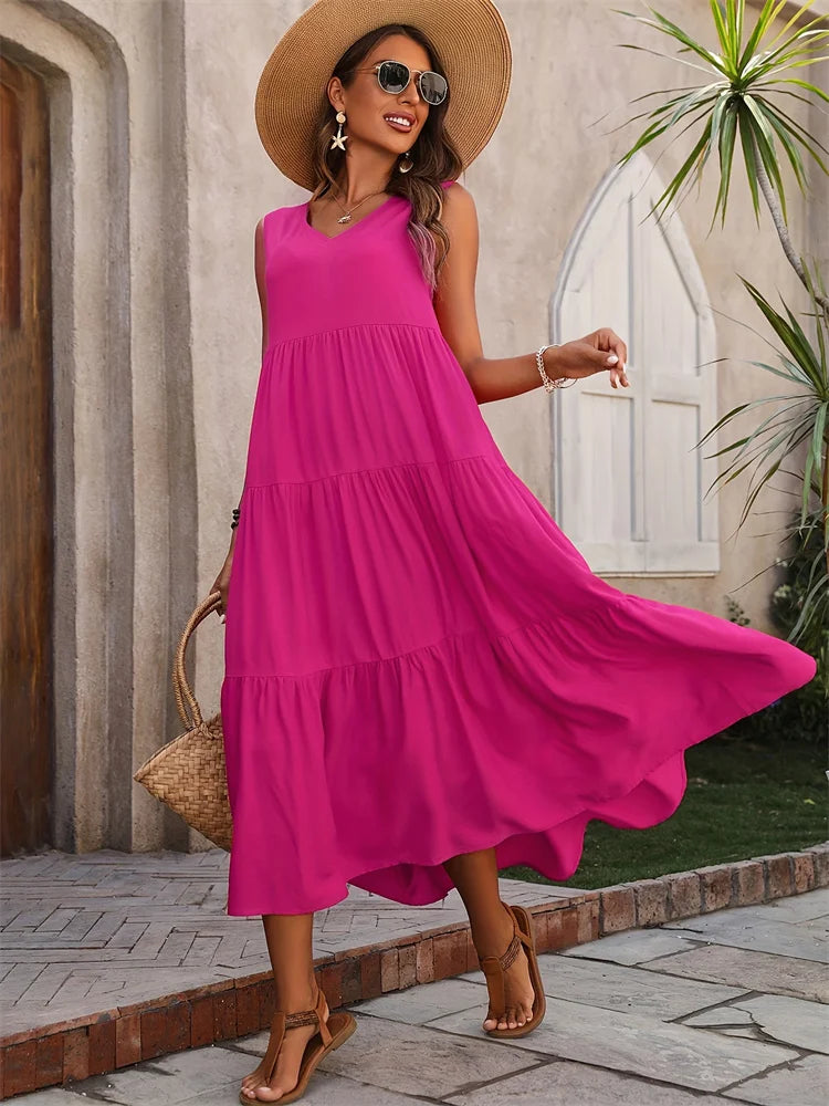 Flora | Tiered Maxi Dress