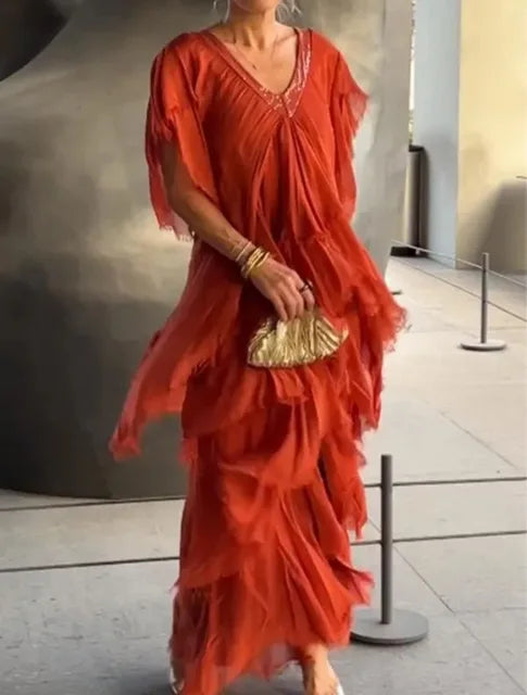 Anais | Tiered Maxi Dress