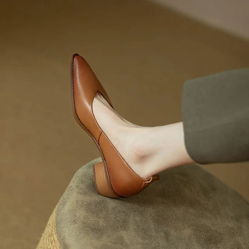 Élise | Classic Block Heel Pumps