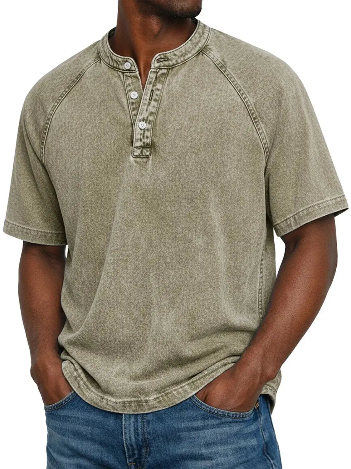 Nhlakanipho | Vintage Button-Up Woven Shirt