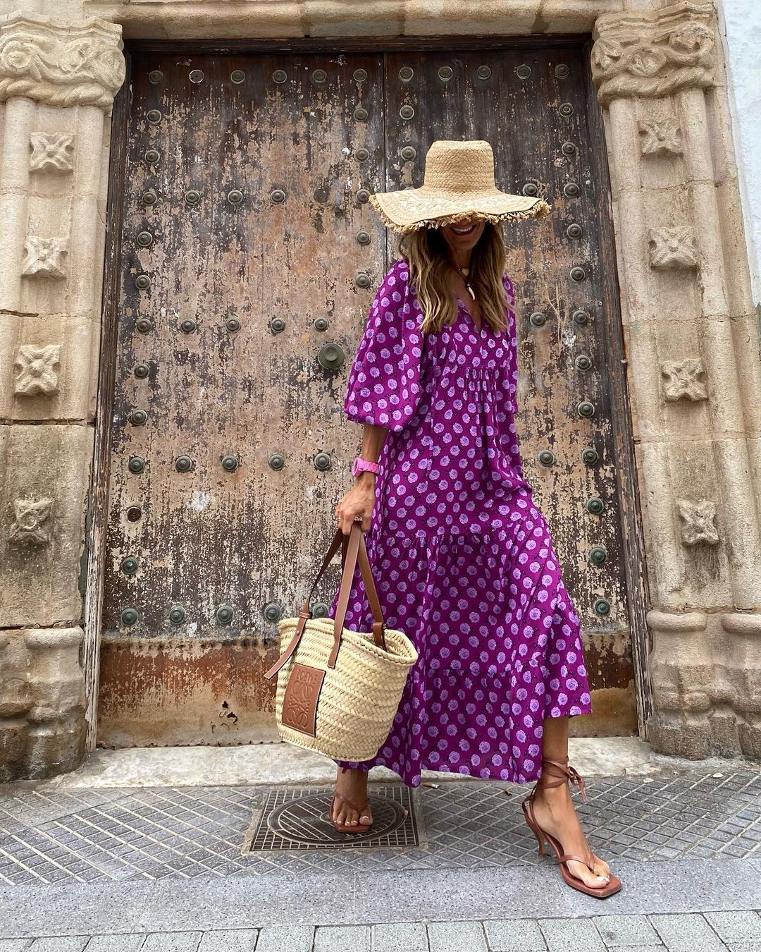 Léa | Bohemian V-Neck Maxi Dress