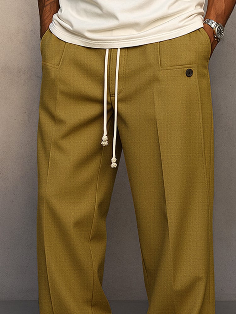 Zanele | Relaxed Cotton Drawstring Trousers