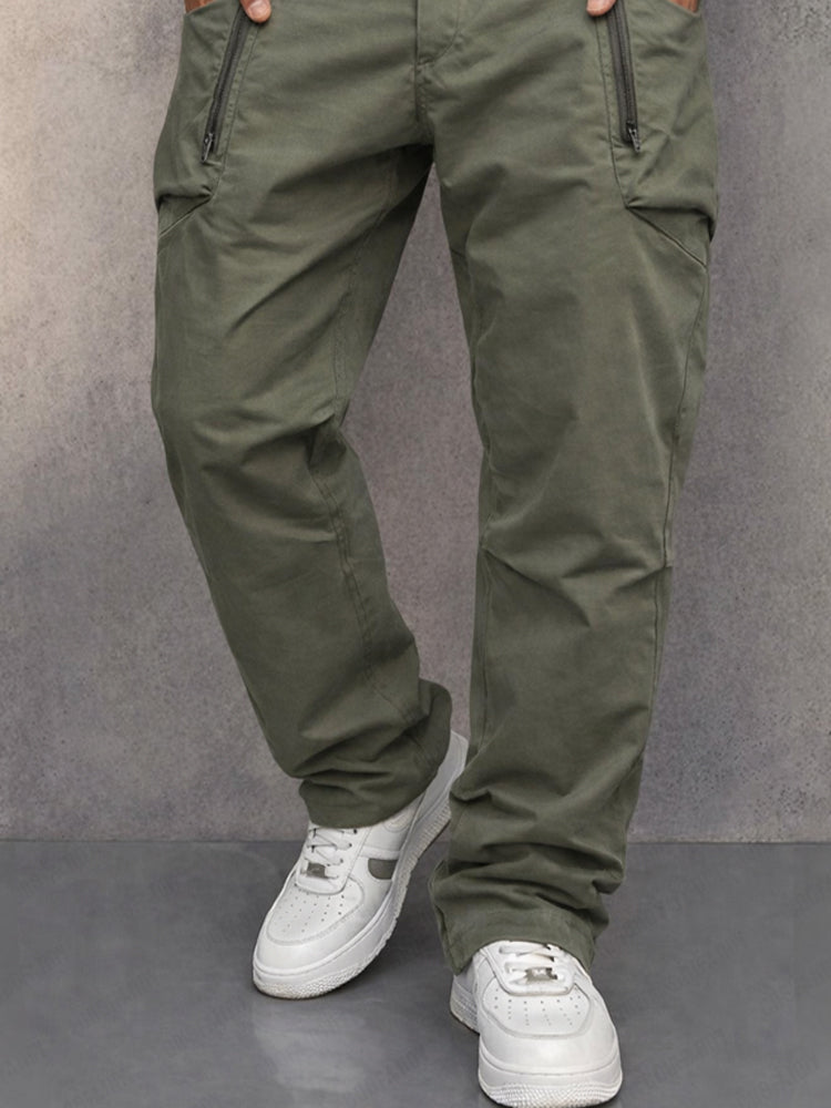 Mortimer | Slim Cotton Cargo Trousers