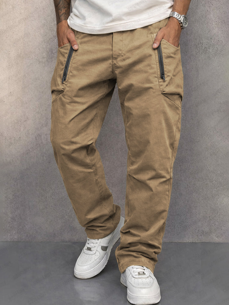 Mortimer | Slim Cotton Cargo Trousers