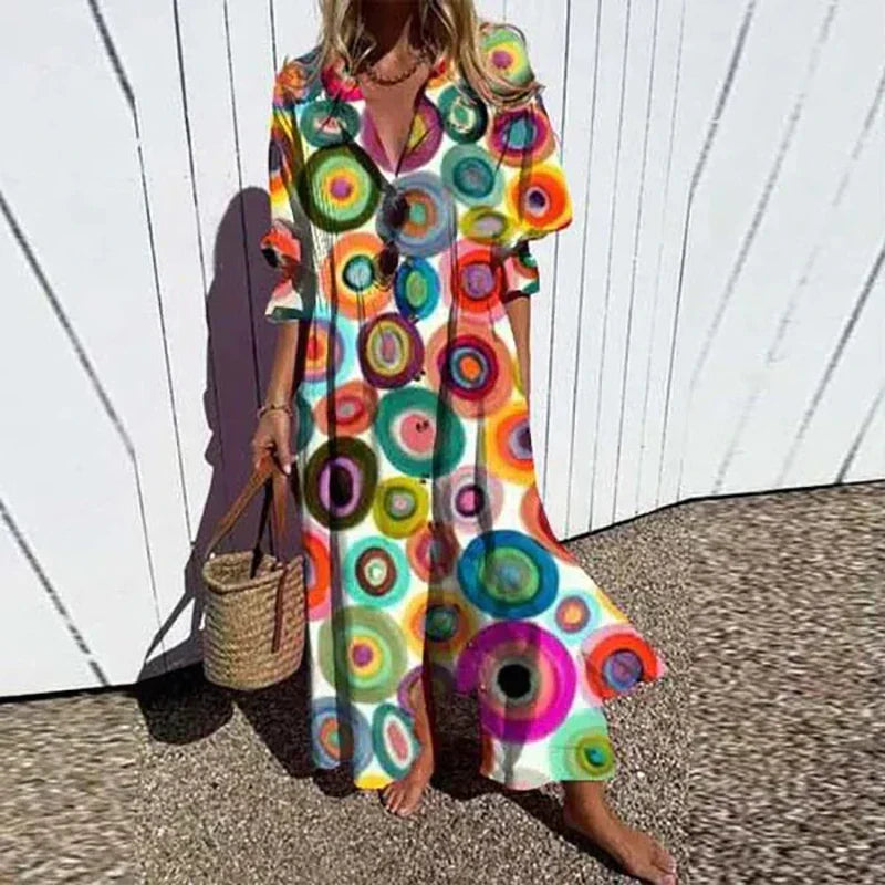 Sienna | Elegant Boho Maxi Dress
