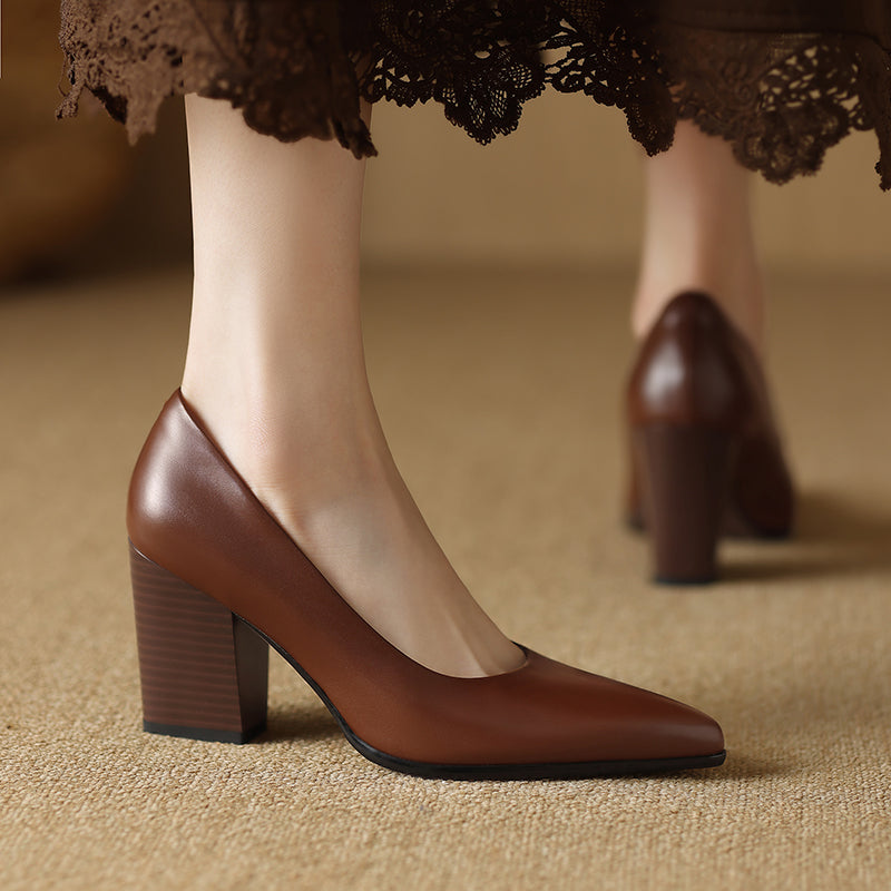 Cécile | Structured Elegant Pumps