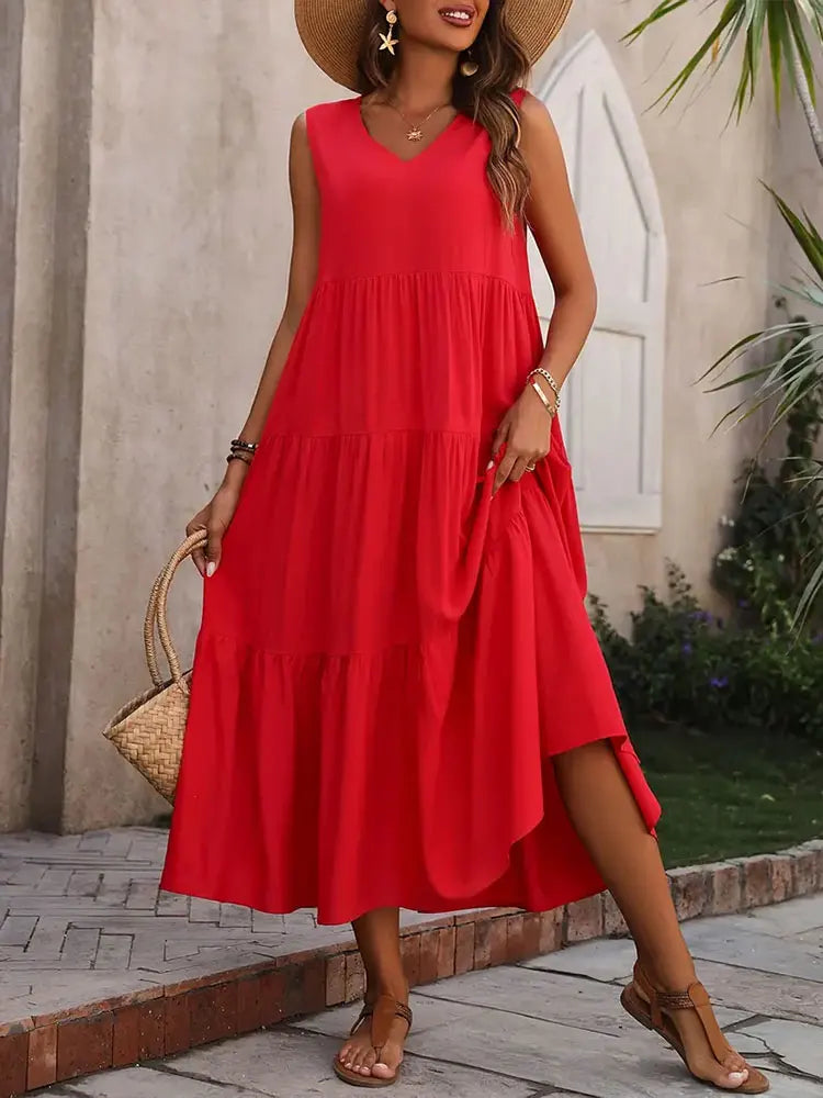 Flora | Tiered Maxi Dress