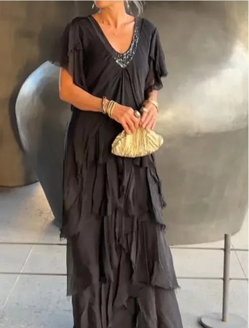 Anais | Tiered Maxi Dress