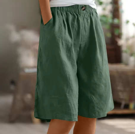 Chloé | Linen Comfort Relaxed Shorts