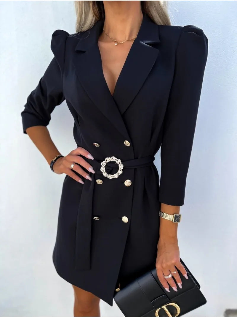 Adeline | Printed Collar Midi Dress