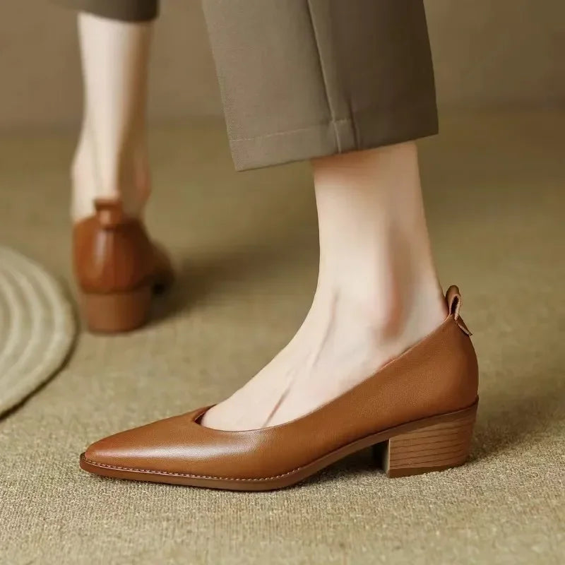 Juliette | Classic Block Heel Pumps