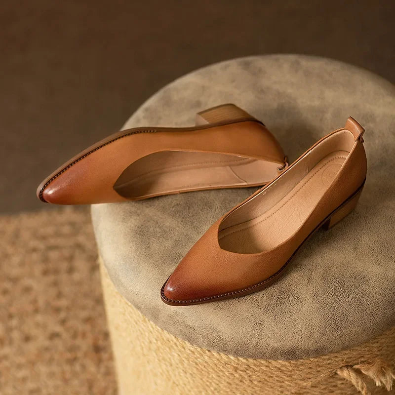Juliette | Classic Block Heel Pumps