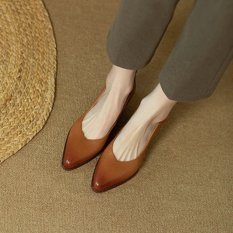 Juliette | Classic Block Heel Pumps
