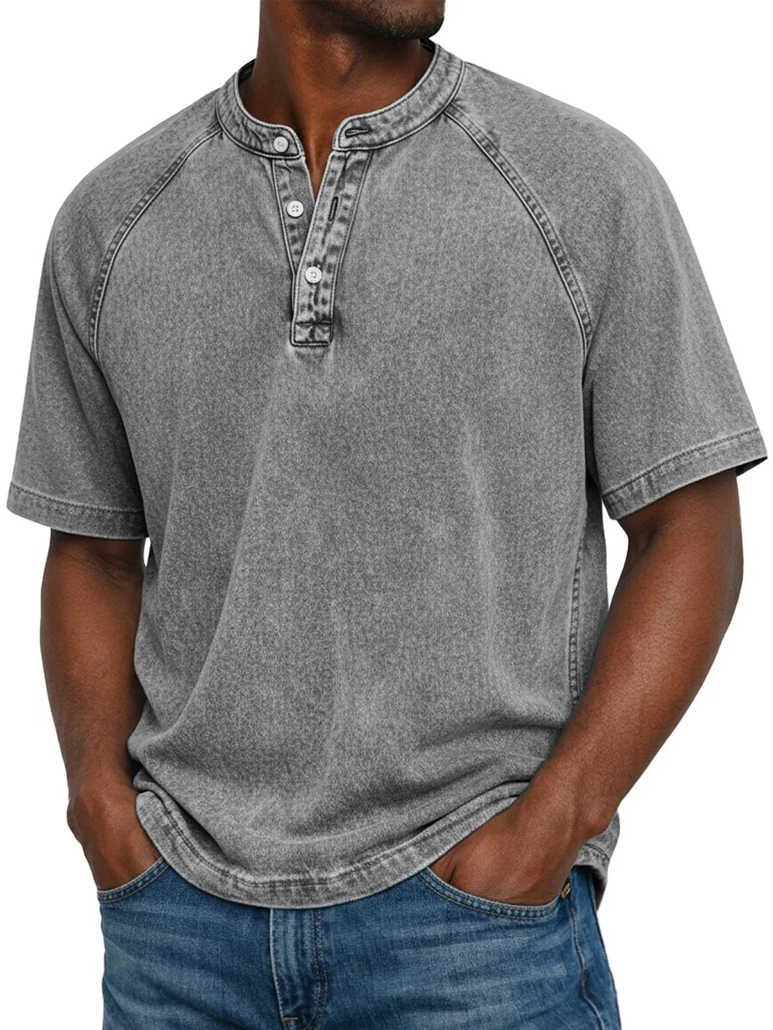 Nhlakanipho | Vintage Button-Up Woven Shirt
