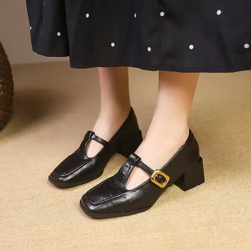 Inès | Square Toe Mary Jane