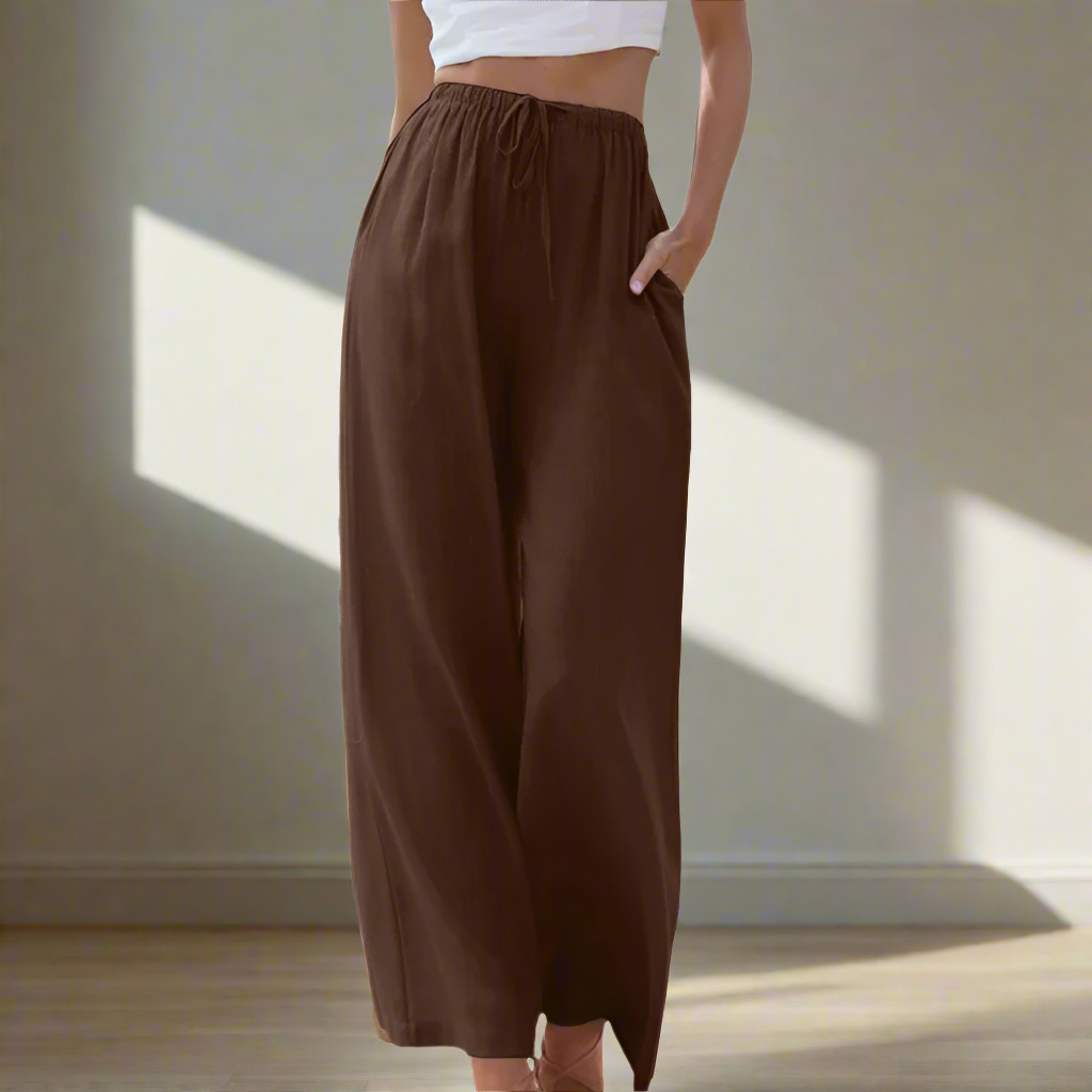 Elodie | Wide-Leg Summer Trousers