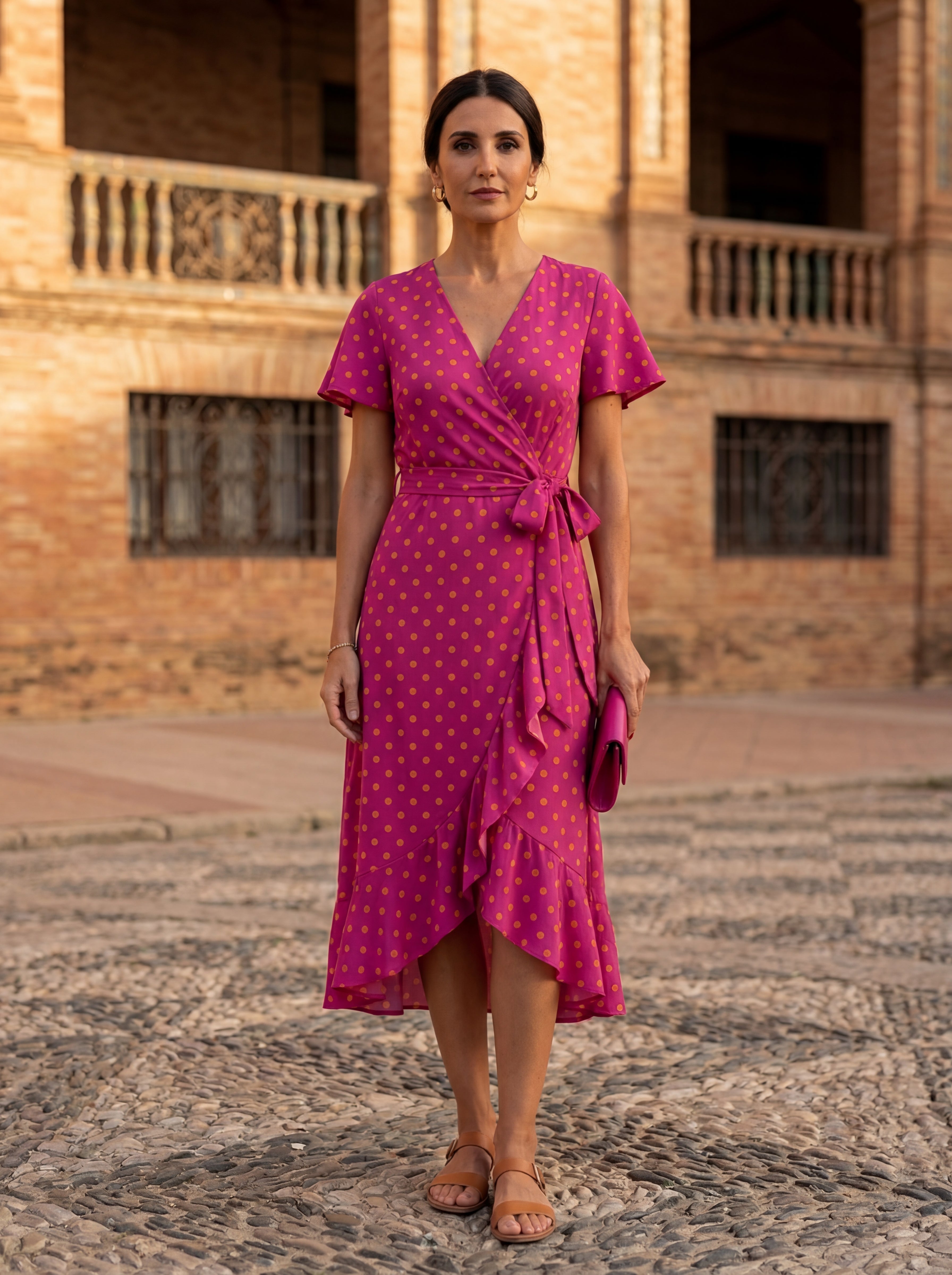 Olivia | Floral Midi Spring Dress